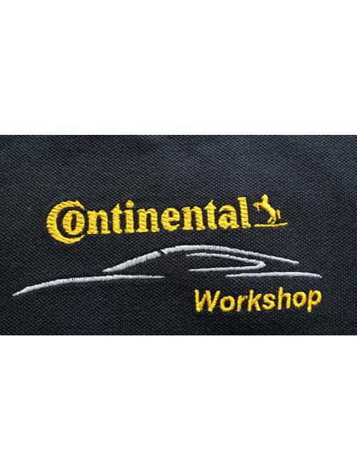 Continental_Workshop-céges póló hímzés