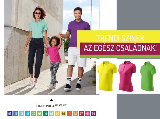 Galléros pólót az egész családnak