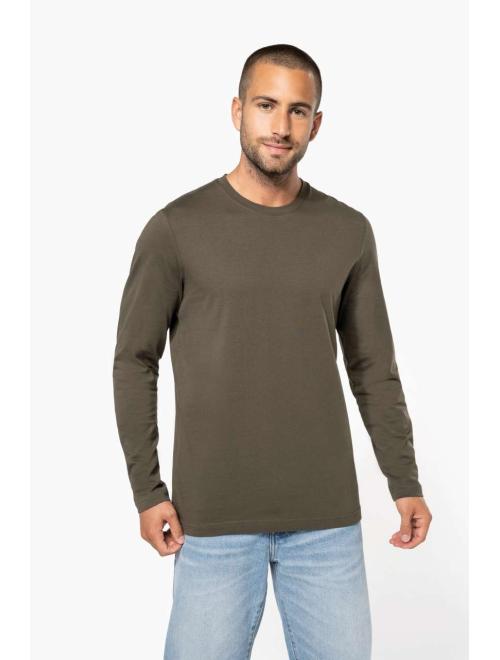 MEN’S LONG SLEEVE CREW NECK T-SHIRT