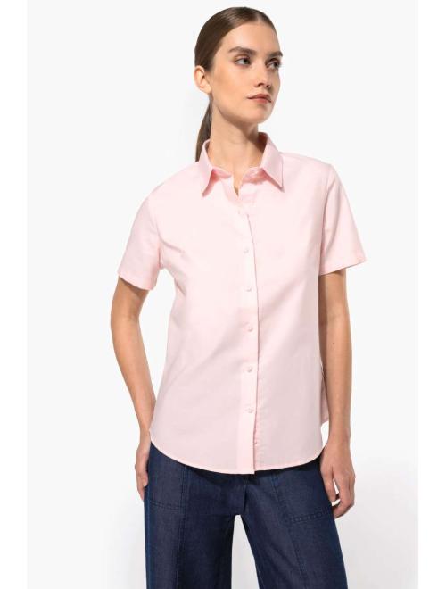 LADIES' SHORT-SLEEVED OXFORD SHIRT LADIES' SHORT-SLEEVED OXFORD SHIRT