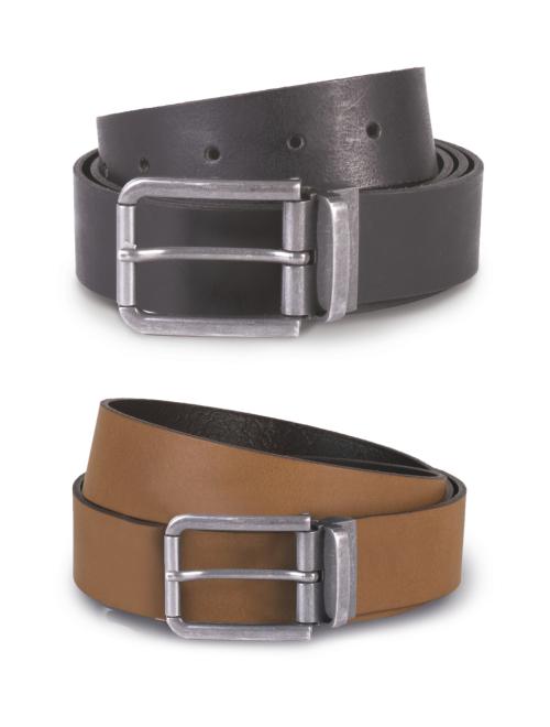 RAW EDGE LEATHER BELT - 35MM