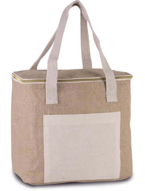 JUTE COOL BAG - MEDIUM SIZE