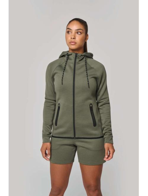 LADIES’ HOODED SWEATSHIRT