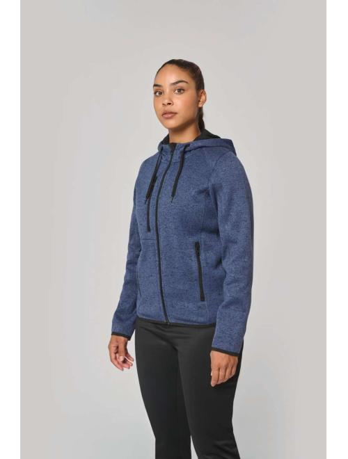 LADIES’ HEATHER HOODED JACKET