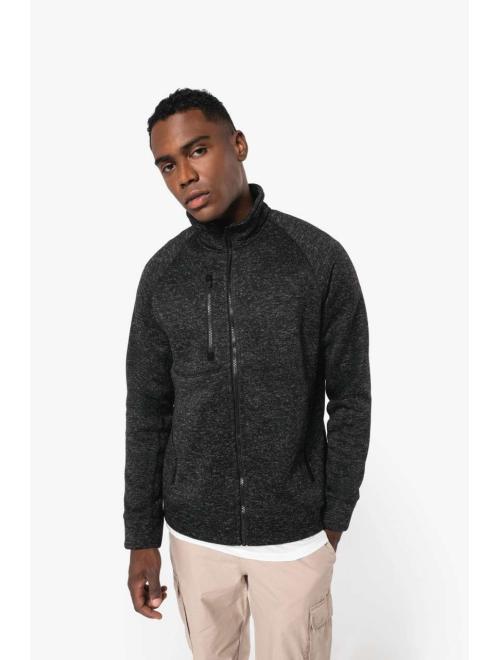 MEN'S FULL ZIP HEATHER JACKET