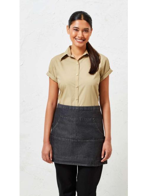 JEANS STITCH DENIM WAIST APRON