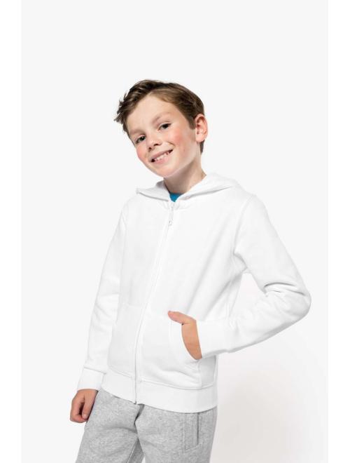 KIDS FULL ZIP HOODED SWEATSHIRT