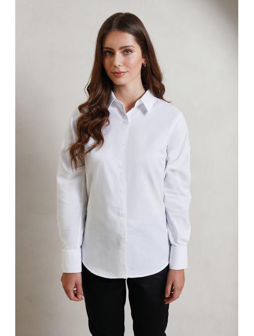 WOMEN'S LONG SLEEVE SIGNATURE OXFORD BLOUSE