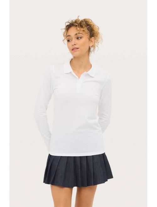 PERFECT LSL WOMEN - LONG-SLEEVE PIQUÉ POLO SHIRT