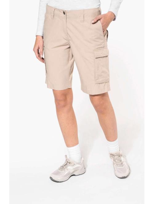 LADIES' LIGHTWEIGHT MULTIPOCKET BERMUDA SHORTS