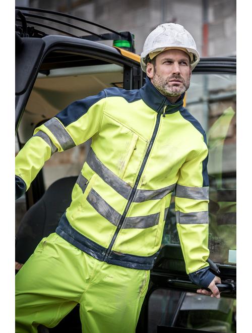 HI-VIS PRO 3 LAYER SOFTSHELL