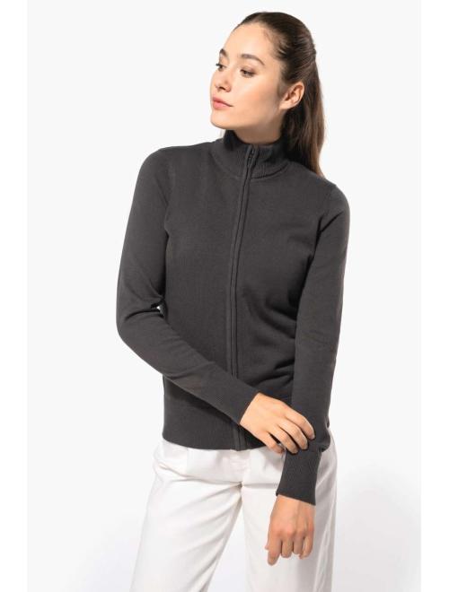 LADIES' FULL ZIP CARDIGAN