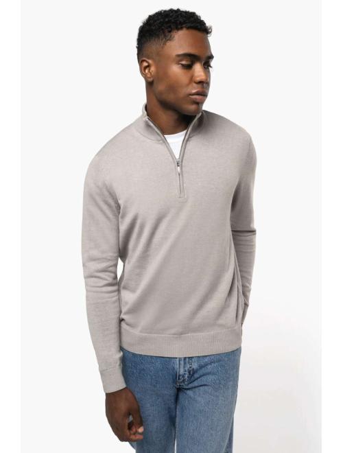 MEN'S ZIP NECK JUMPER