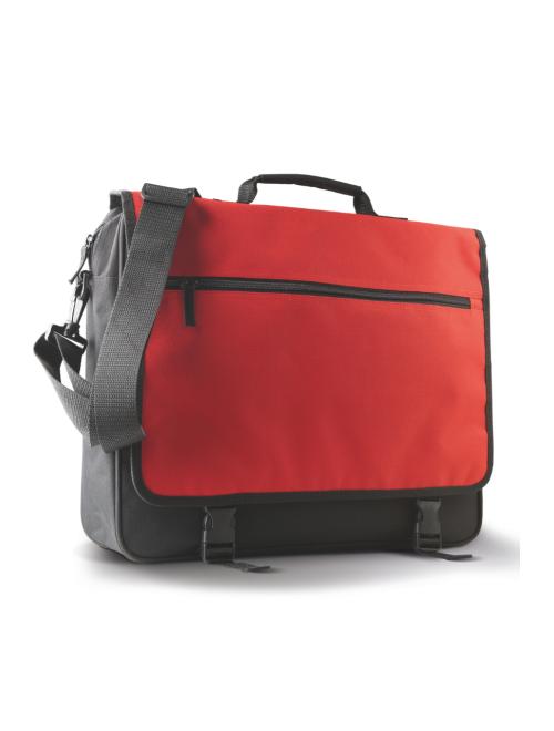 DOCUMENT BAG WITH FRONT FLAP