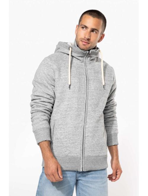 VINTAGE SHERPA-LINED FLEECE JACKET