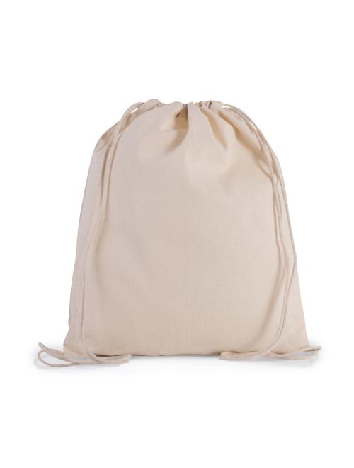 ORGANIC COTTON SMALL DRAWSTING BACKPACK