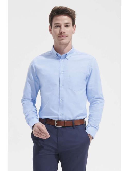 BOSTON FIT - LONG SLEEVE OXFORD MEN'S SHIRT