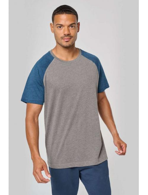 ADULT TWO-TONE SPORTS SHORT SLEEVE T-SHIRT