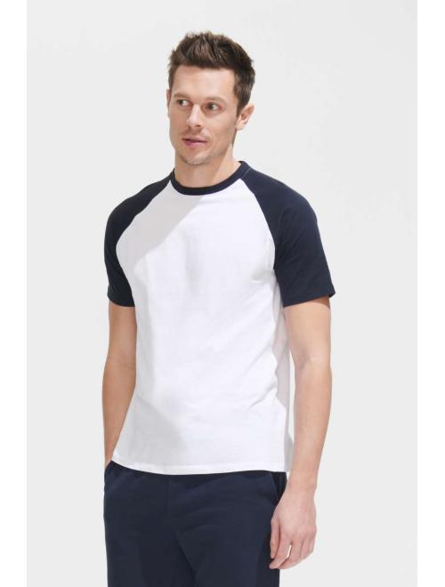 FUNKY MEN'S 2-COLOUR RAGLAN SLEEVES T-SHIRT FUNKY MEN'S 2-COLOUR RAGLAN SLEEVES T-SHIRT