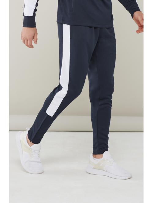 ADULT'S KNITTED TRACKSUIT PANTS Navy/White