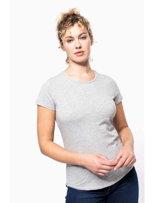 LADIES' SHORT-SLEEVED CREW NECK T-SHIRT
