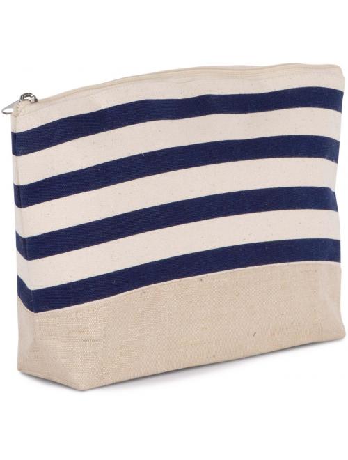 NAUTICAL PRINT ACCESSORIES POUCH