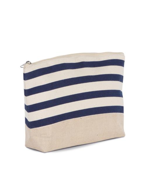 NAUTICAL PRINT ACCESSORIES POUCH
