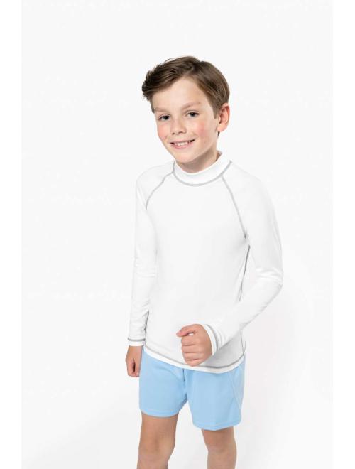 CHILDREN’S LONG-SLEEVED TECHNICAL T-SHIRT WITH UV PROTECTION