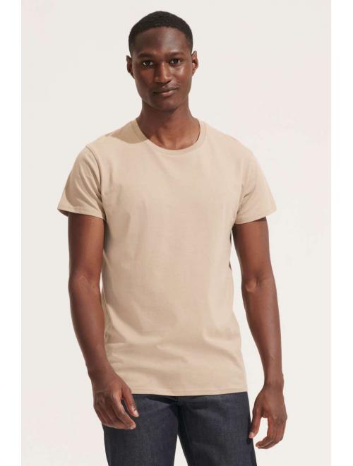 SOL'S CRUSADER MEN - ROUND-NECK FITTED JERSEY T-SHIRT Apple Green