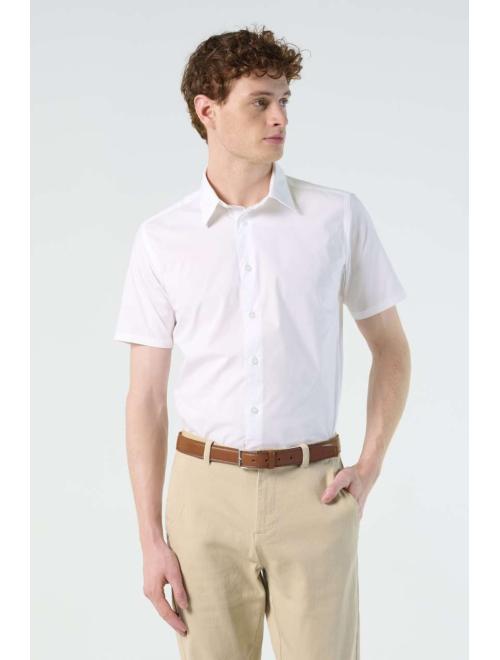 BROADWAY SHORT SLEEVE STRETCH MEN'S SHIRT