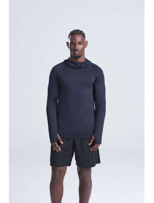 MENS COOL COWL NECK TOP