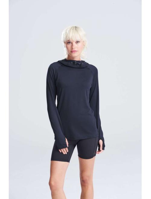 WOMEN'S COOL COWL NECK TOP