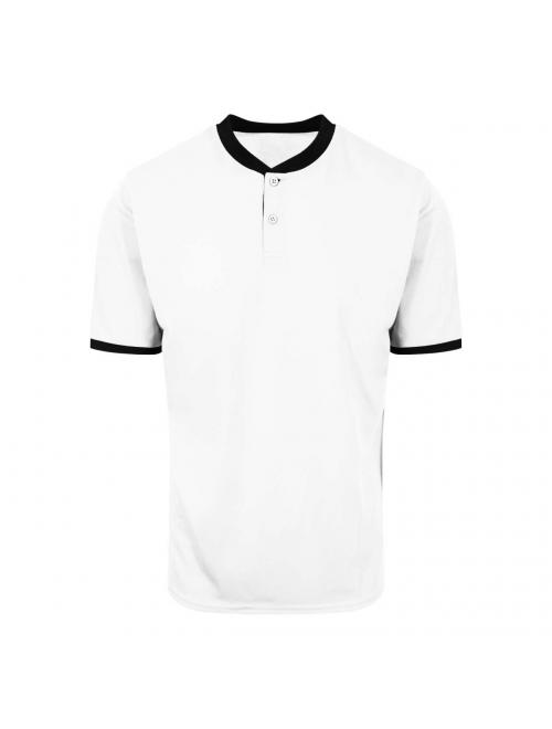 COOL STAND COLLAR SPORTS POLO Arctic White/Jet Black