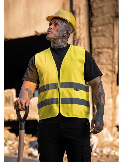 SAFETY VEST WITH ZIPPER SAFETY VEST WITH ZIPPER