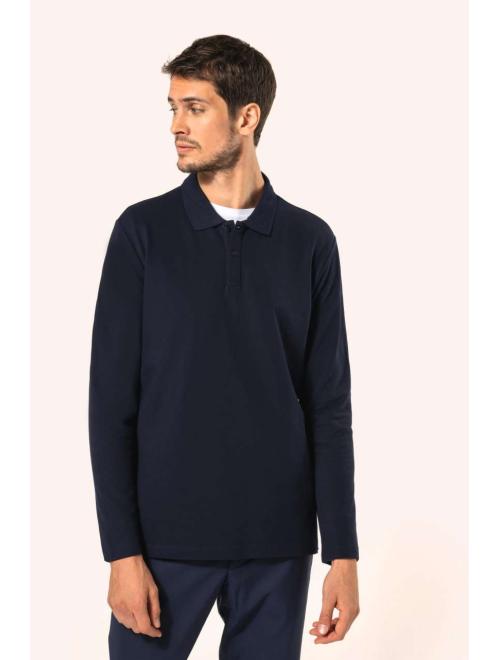 MEN'S LONG-SLEEVED SUPIMA® POLO SHIRT