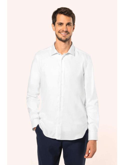 MEN'S PINPOINT OXFORD LONG-SLEEVED SHIRT