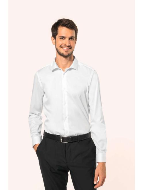 MEN'S LONG-SLEEVED TWILL SHIRT
