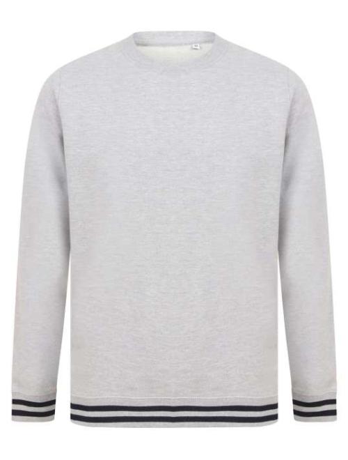 SWEAT WITH STRIPE CUFFS