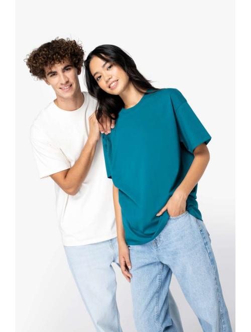 UNISEX SHOULDER LOOSE T-SHIRT