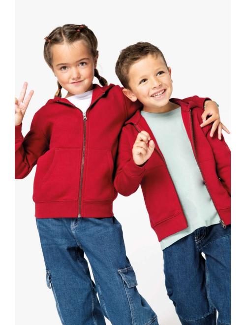 ECO-FRIENDLY KIDS’ FULL ZIP HOODED SWEATSHIRT