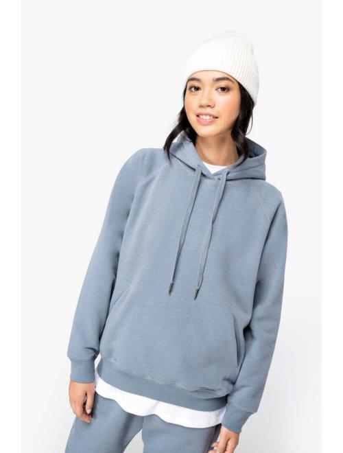 LADIES' ECO-FRIENDLY RAGLAN HOODED SWEATSHIRT
