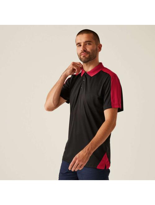 CONTRAST QUICK WICKING POLO SHIRT