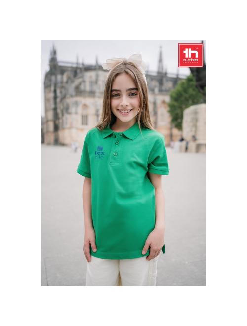 THC ADAM KIDS. Rövidujjú pamut pólóing gyermekeknek (uniszex)