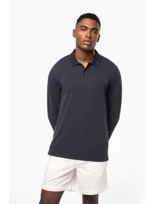 MEN’S ORGANIC 180 PIQUÉ POLO SHIRT LONG SLEEVES