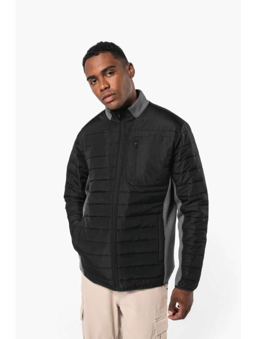 MEN'S BI-MATERIAL PADDED JACKET