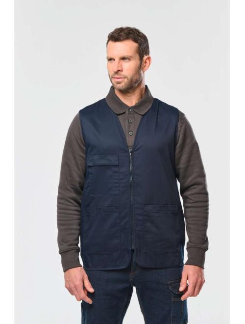 UNISEX POLYCOTTON MULTI-POCKET VEST
