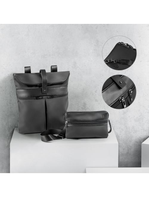 ROVER BACKPACK. Mikroszálas és PU hátizsák ROVER BACKPACK. Mikroszálas és PU hátizsák
