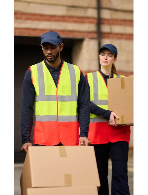 KÉTTÓNUSÚ PROFESSZIONÁLIS HI VIS MELLÉNY