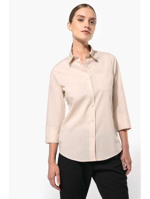 LADIES' 3/4 SLEEVED SHIRT