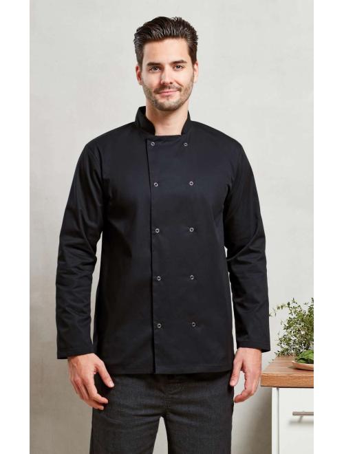 CHEF'S LONG SLEEVE STUD JACKET CHEF'S LONG SLEEVE STUD JACKET